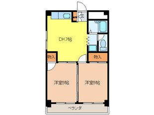 柴田マンションの物件間取画像